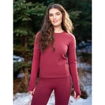 Ozark Trail Women Warm Thermal Long Sleeve Seamless Fleece Top, Wild Ginger New. Price: $8.45.