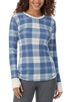 Cuddl Duds Cozy Stretch Thermal Long Sleeve Crewneck Top Medium (10-12) Plaid New. Price: $31.49.