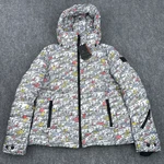 New Bogner Fire + Ice Saelly Down Jacket Women's 12 Large Skier All Over Print. Price: $399.95.