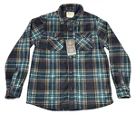 Hawke & Co Shirt Mens Medium Navy Plaid Sherpa Fleece Lined Jacket Shacket New. Price: $31.45.