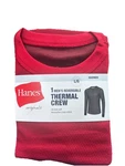 Hanes Men Size Large Red Reversible Thermal Crew Shirt New. Price: $16.49.