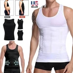 Mens Slimming Body Shaper Belly Chest Compression Vest Girdle T-shirt Tank Top New. Price: $9.99.