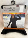 Climate Right Cuddl Duds Women Plush Warmth Long Sleeve Crew Top Black 2025 New. Price: $14.98.