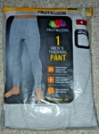 Fruit Of Loom Men's Grey Thermal Underwear Pants Bottoms Sizes & New. Price: $16.99.