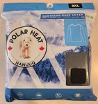 Polar Heat Nanuuq 3XL Base Layer Midweight Fleece Backed Top Black #10725 New. Price: $15.00.