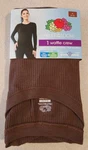 Fruit Of Loom Women's Medium (8-10) Waffle Thermal Crew Top Brown #10725 New. Price: $9.95.