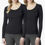 New 32 Degrees Heat Women's Thermal Long Sleeve Tops 2-PACK Large Black. Price: $18.63.