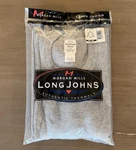Morgan Mills Long Johns Waffle Thermal Underwear Shirt Mens Large Gray New Usa. Price: $13.59.