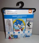 Boys Cuddl Duds Sonic Hedgehog Thermal Underwear Set (size Large) New Tags. Price: $11.99.