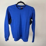 Vintage Layer Dufold Thermal Blue Sports Shirt Mesh Pit Vents Usa Long Pre-owned. Price: $25.00.