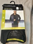 Cuddl Duds Fleecewear Heavyweight Baselayer Long Sleeve Crew Top Black Men's New. Price: $15.00.