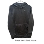 Burton Men Small Charcoal Heather Crown Bonded Fleece Pullover Hoodie 13617 Pre-owned. Price: $20.00.
