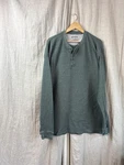 4XL Mens Waffle Thermal Henley Seven Apparel Shirt Green Long Sleeve Pre-owned. Price: $14.99.