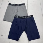 Telaleo Boxer Briefs Mens Large Gray Navy 2 Pack Stretch Underwear Exercise Epro New. Price: $13.59.