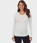 Cuddl Duds Warm Women's White Small Long Sleeve Scoop Neck Shirt 490220719019 New. Price: $13.99.
