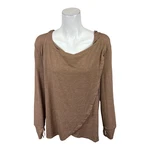 Cuddl Duds Women's Brushed Knit Hoodie Tunic Partridge Brown Heather Small Size New. Price: $12.50.