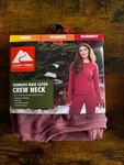 Ozark Trail Seamless Base Layer Crew Neck Thermal Womens Medium Wild Ginger New. Price: $16.99.