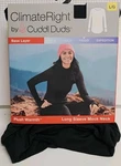 Climate Right Cuddl Duds Women's Plush Warmth Long Sleeve Mock Neck Black Large New. Price: $12.59.