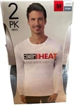32 Degrees Heat Size Mens Shirts Pack Long Sleeve Crew Neck White/blue Nip New. Price: $33.75.