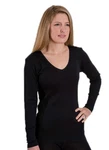 Hocosa Women's Long-underwear Shirt, Sleeve, V-neck, Organic Wool-silk, New. Price: $148.09.
