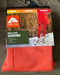 Ozark Trail Base Layer Legging Moisture Wicking Upf 50+ Coral Zest Womens Xs New. Price: $9.99.