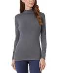 32 Degrees Heat Shirt Womens Size Charcoal Cozy Mock Neck Thermal Stretch New. Price: $18.36.