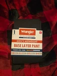 Wrangler Men's Midweight Base Layer Pant Five Star Premium Black Size Large New. Price: $14.03.