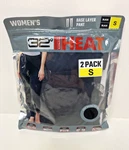 32 Degrees Heat Thermal Base Layer Legging Womens Small Black Quick Dry Pack New. Price: $16.49.