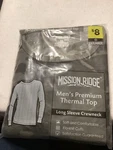 Mission Ridge Men's Premium Thermal Top Long Sleeve Crewneck Camo 2XL New. Price: $7.95.