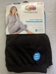 New Fruit Of Loom Women's Waffle Thermal Pant Black Small 4 / 6. Price: $19.69.