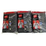 Lot Of Hanes Mens Thermal Henley Waffle Knit Shirts 3XL Black/gray WM03-NV/CH New. Price: $21.95.