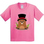 Inktastic Groundhog Day With Top Hat Youth T-shirt Animal Cute Golf New. Price: $18.99.