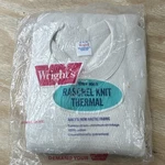Wright's Thermal Knit Cotton Men's Crew Neck T-shirt White (38-40) New. Price: $25.00.