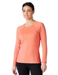 $110 Smartwool Women Merino Base Layer Crew Top -sunset Coral Heather -xlarge New. Price: $49.99.