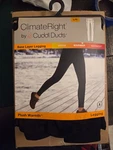 Climateright Cuddl Duds Women's (l) Legging Base Layer With Pocket Warmer New. Price: $8.99.