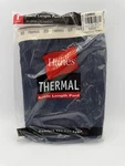 Hanes Men Thermal Ankle Pants Large Navy Nos Y2K 2001 Sealed New. Price: $17.99.