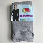 Fruit Loom Women Xl (16-18) Waffle Crew Top Soft Thermal Wicking Grey New. Price: $10.95.