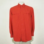 Duluth Trading Co. Coolplus Action Button Down Shirt Mens Medium Orange Vented New. Price: $7.99.
