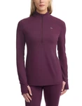Paradox Women's Purple 1/4 Zip Merino Wool Blend Base Layer Top Size Extra Large New. Price: $23.99.
