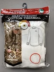 Mens Thermal Realtree Heavyweight Cotton Polyester Long Sleeve X-large Natural New. Price: $12.00.