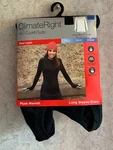 Climate Right Cuddl Duds Women's Top New Size 2XL Xxl 22 Thumbhole Black Thermal. Price: $14.99.