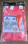 Indera Cotton Classic Rib Knit Union Suit Red Large New. Price: $30.00.