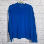 L.l.bean Mens Crew Neck Long Sleeve Fleece Top Blue Size Layer Outdoor Thermal Pre-owned. Price: $35.00.