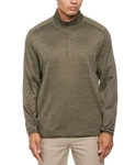 Pga Tour Men Two Tone Space Dyed Quarter Zip Golf Pullover Top Green Heather Nwt New. Price: $26.99.