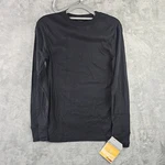 Terramar Body Sensors Crew Neck Shirt Base Layer Mens Black Lightweight New. Price: $21.97.