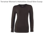 Terramar Women's Hottotties Cloud Nine Scoop Neck Top Black Size 3XL New. Price: $28.87.