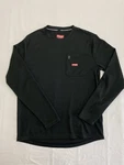 Wrangler Performance Thermal Long Sleeve Top Men's Medium Black Crew Neck Pre-owned. Price: $15.00.