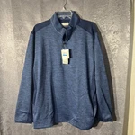 Pga Tour Men's Xl Heather Blue 1/4 Zip Thermal Activewear Top Nwt Pockets New. Price: $21.99.