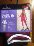 New Girls Cuddl Duds Red & Black Plaid Warm Layers Crew Leggings Xs. Price: $9.99.