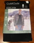 Cuddl Duds Men's Xxl 2XL Cotton Wear Performance Baselayer Pants Black New. Price: $20.46.